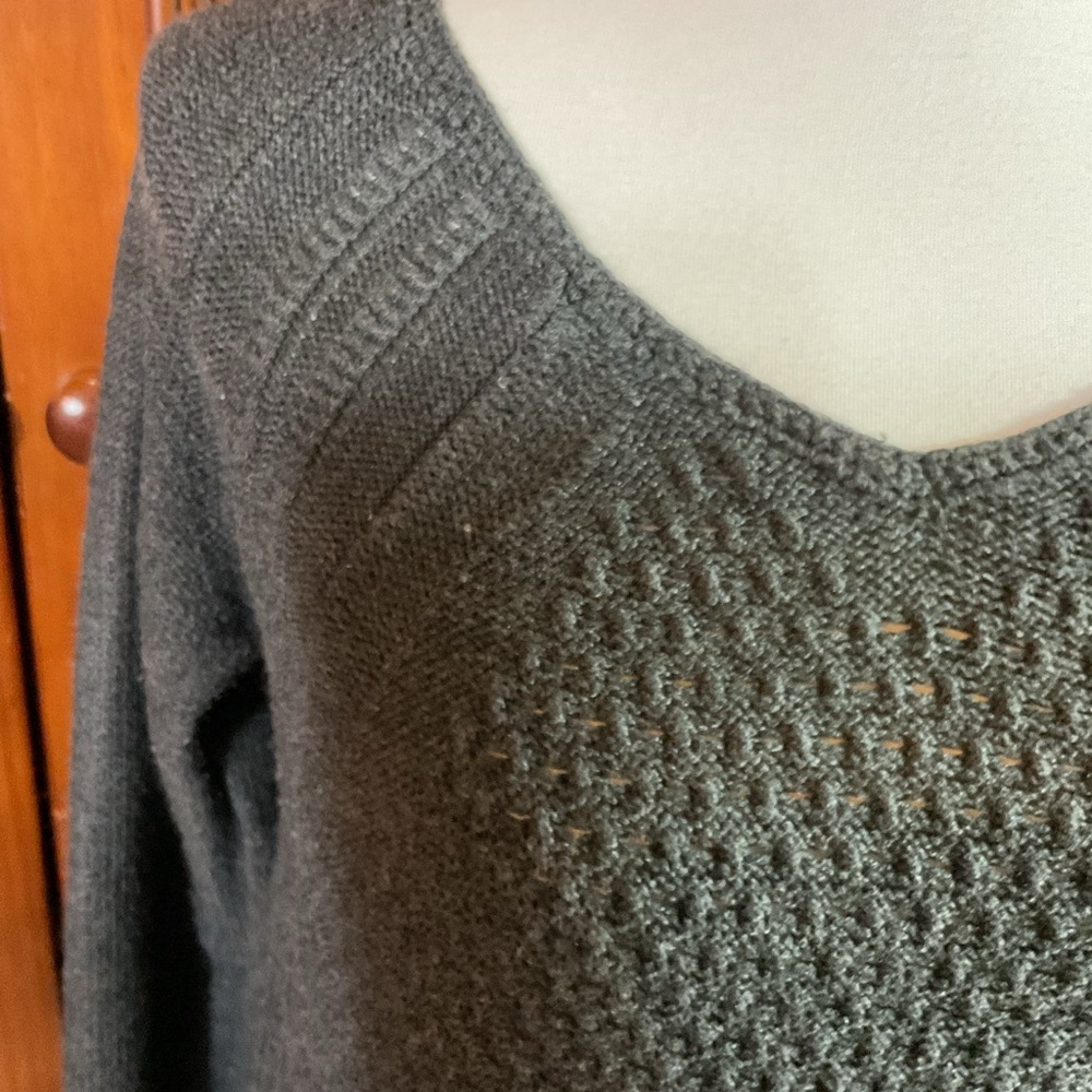 Grace Elements Women’s Solid Charcoal Gray Open K… - image 4